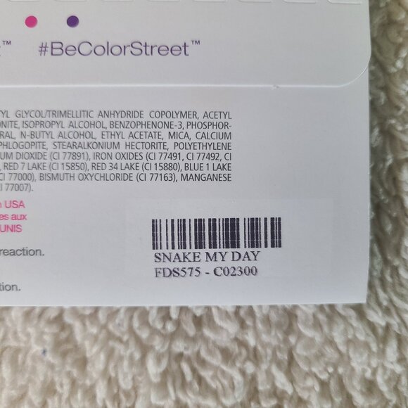 Color Street Snake My Day 100% Real Nail Polish Strips - Picture 4 of 4